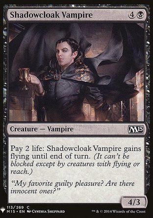 【ENG】《影篷吸血鬼/Shadowcloak Vampire》[神秘補充包]