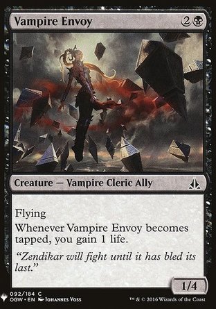 【ENG】《吸血鬼特使/Vampire Envoy》[神秘補充包]