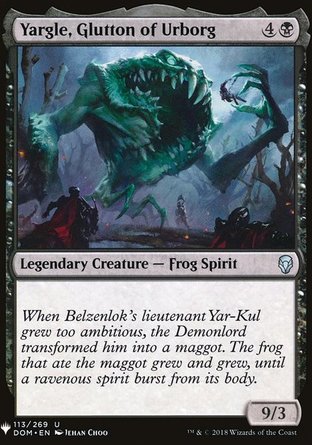 【ENG】《烏爾博格吞蛙雅骨爾/Yargle, Glutton of Urborg》[神秘補充包]