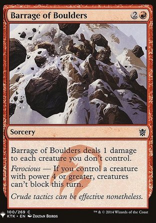 【ENG】《巨石齊落/Barrage of Boulders》[神秘補充包]