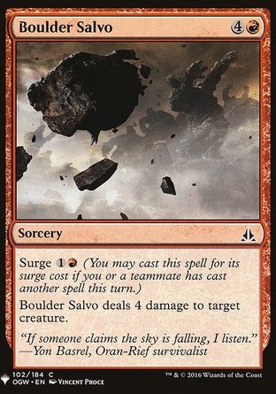 【ENG】《巨石迸發/Boulder Salvo》[神秘補充包]