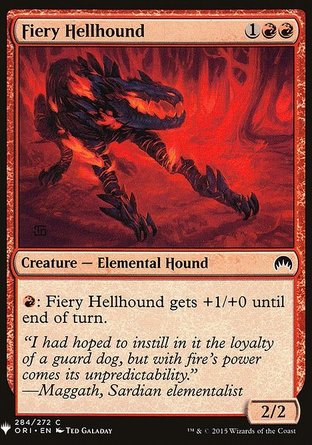【ENG】《火熱地獄犬/Fiery Hellhound》[神秘補充包]