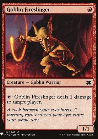 【ENG】《鬼怪擲焰手/Goblin Fireslinger》[神秘補充包]