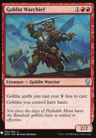 【ENG】《鬼怪戰酋長/Goblin Warchief》[神秘補充包]