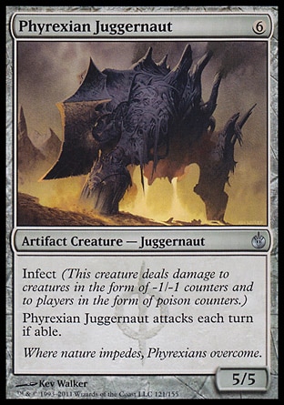 【JPN】《非瑞克西亞攻城巨車/Phyrexian Juggernaut》[圍攻秘羅地]
