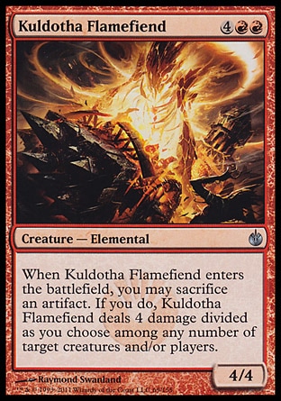 【JPN】《庫度沙炎魔/Kuldotha Flamefiend》[圍攻秘羅地]