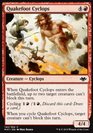 【JPN】《撼地獨眼巨人/Quakefoot Cyclops》[近代新篇]