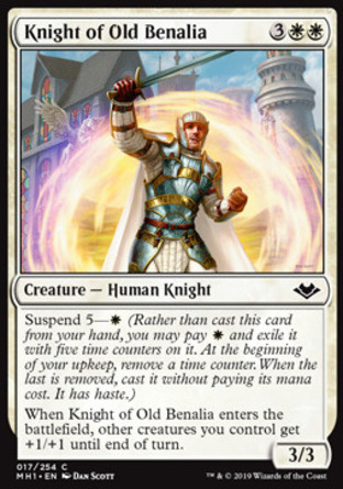 【JPN】《舊賓納里亞騎士/Knight of Old Benalia》[近代新篇]