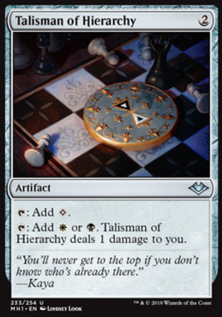 【JPN】《階層飾符/Talisman of Hierarchy》[近代新篇]