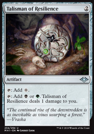 【JPN】《復生飾符/Talisman of Resilience》[近代新篇]