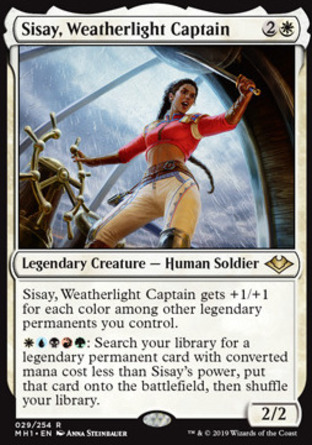 【JPN】《晴空號船長西賽/Sisay, Weatherlight Captain》[近代新篇]