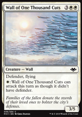 【JPN】《千劍之牆/Wall of One Thousand Cuts》[近代新篇]