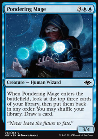 【JPN】《沉思法師/Pondering Mage》[近代新篇]