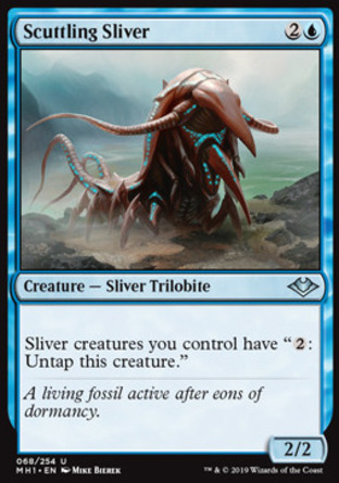 【JPN】《疾步裂片妖/Scuttling Sliver》[近代新篇]