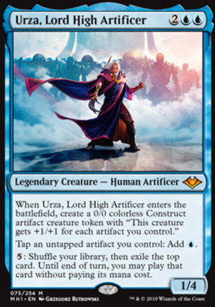 【JPN】《鑄物勳爵克撒/Urza, Lord High Artificer》[近代新篇]