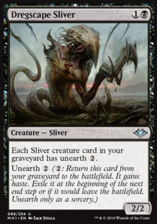 【JPN】《渣境裂片妖/Dregscape Sliver》[近代新篇]