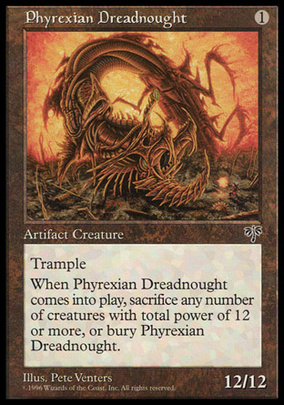 【ENG】《＜非瑞克西亞大無畏戰艦＞/Phyrexian Dreadnought》[海市蜃樓]〔SP〕