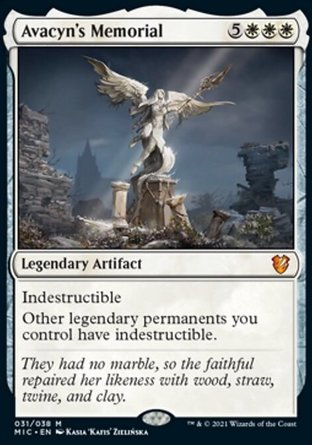 【ENG】《艾維欣紀念碑/Avacyn's Memorial》[黯夜獵蹤指揮官]