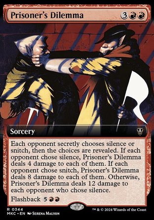 【ENG】《囚徒困境/Prisoner's Dilemma》[卡洛夫莊園謀殺案指揮官]