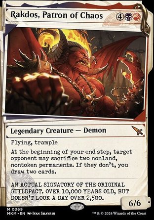 【ENG】《混沌護主拉鐸司/Rakdos, Patron of Chaos》[卡洛夫莊園謀殺案]