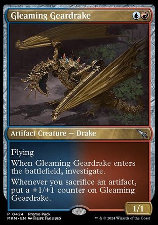 【ENG】《光亮金械龍獸/Gleaming Geardrake》[卡洛夫莊園謀殺案]