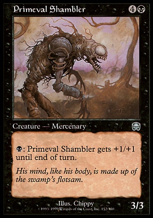 【JPN】《野地跛行獸/Primeval Shambler》[瑪凱迪亞]