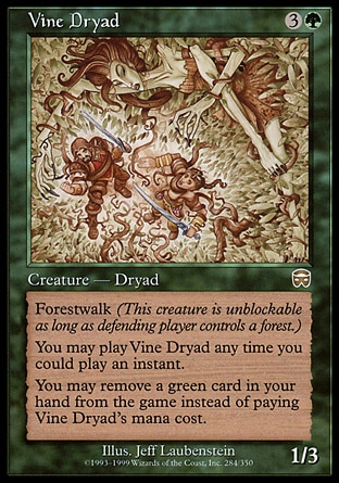 【JPN】《藤蔓樹靈/Vine Dryad》[瑪凱迪亞]