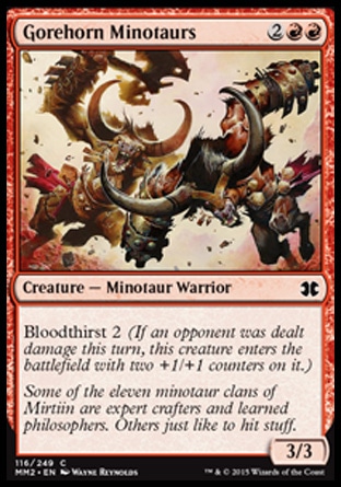 【JPN】《血角牛頭怪/Gorehorn Minotaurs》[近代大師2015版]