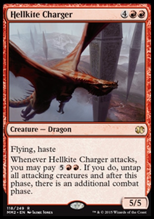 【JPN】《衝鋒殘虐者/Hellkite Charger》[近代大師2015版]