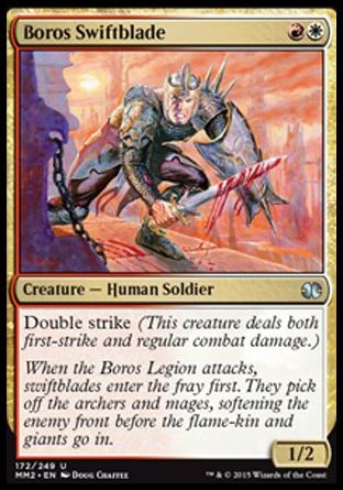 【JPN】《波洛斯快劍手/Boros Swiftblade》[近代大師2015版]