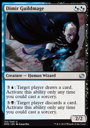 【JPN】《底密爾公會法師/Dimir Guildmage》[近代大師2015版]