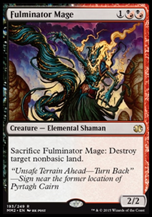 【JPN】《雷鳴法師/Fulminator Mage》[近代大師2015版]