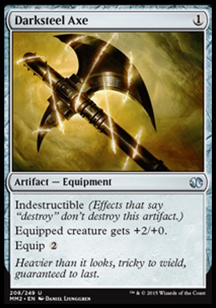 【JPN】《玄鐵斧/Darksteel Axe》[近代大師2015版]