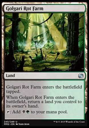 【JPN】《葛加理腐屍農場/Golgari Rot Farm》[近代大師2015版]