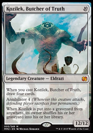 【JPN】《真理屠夫寇基雷/Kozilek, Butcher of Truth》[近代大師2015版]