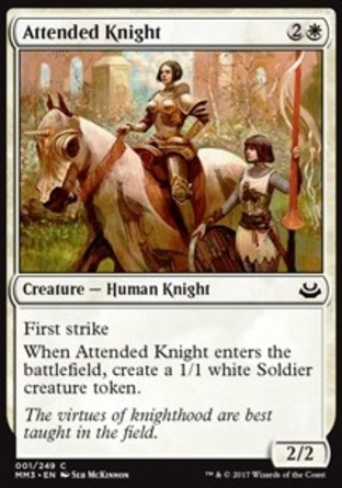 【JPN】《扈伴騎士/Attended Knight》[近代大師2017版]