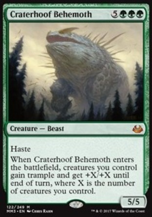【JPN】《隕蹄貝西摩斯/Craterhoof Behemoth》[近代大師2017版]