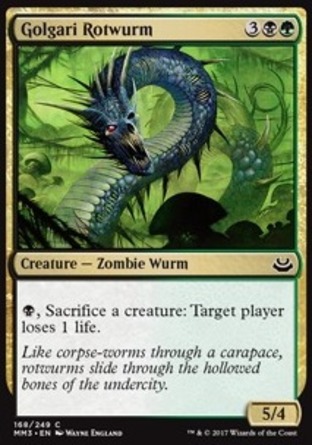 【JPN】《葛加理腐屍亞龍/Golgari Rotwurm》[近代大師2017版]