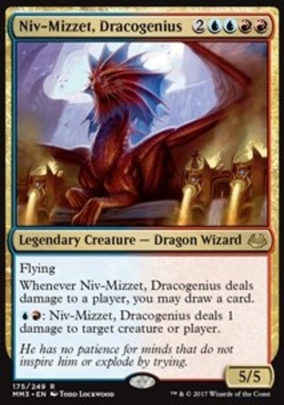 【JPN】《龍智者尼米捷/Niv-Mizzet, Dracogenius》[近代大師2017版]