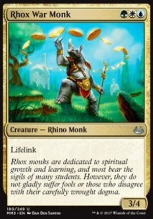 【JPN】《羅克戰僧/Rhox War Monk》[近代大師2017版]