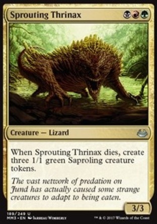 【JPN】《芽生叉齒蜥/Sprouting Thrinax》[近代大師2017版]