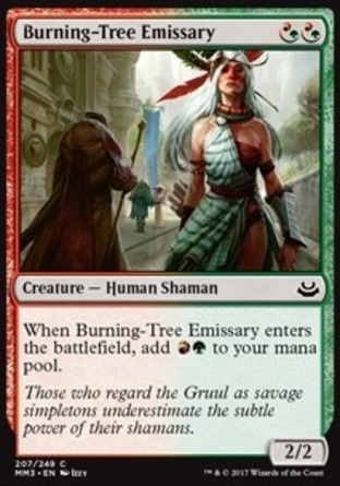 【JPN】《火樹族密使/Burning-Tree Emissary》[近代大師2017版]