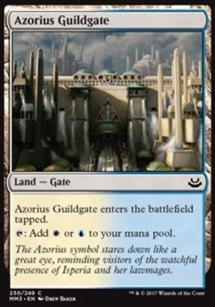 【JPN】《俄佐立公會門/Azorius Guildgate》[近代大師2017版]