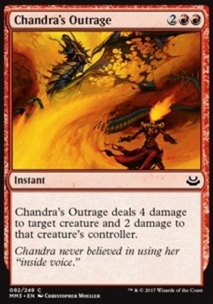 【JPN】《茜卓的暴怒/Chandra's Outrage》[近代大師2017版]