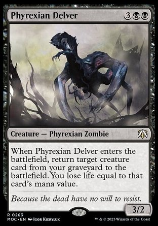 【ENG】《非瑞克西亞考掘怪/Phyrexian Delver》[邪軍壓境指揮官]