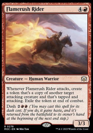 【ENG】《焰襲騎兵/Flamerush Rider》[邪軍壓境指揮官]