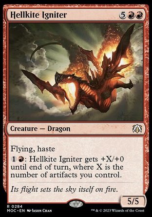 【ENG】《燃焰殘虐者/Hellkite Igniter》[邪軍壓境指揮官]