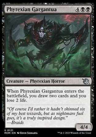 【ENG】《非瑞克西亞巨罡獸/Phyrexian Gargantua》[邪軍壓境]