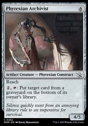 【ENG】《非瑞克西亞書庫轄員/Phyrexian Archivist》[邪軍壓境]