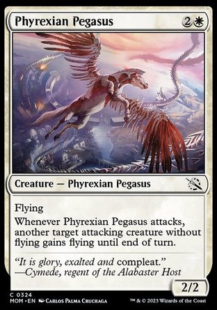 【ENG】《非瑞克西亞飛馬/Phyrexian Pegasus》[邪軍壓境]